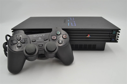 Playstation 2 FAT - Sort - Konsol - SNR FC8333188 (B Grade) (Genbrug)